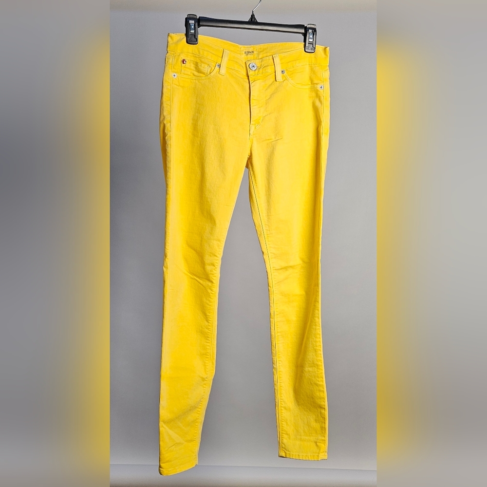 Hudson Nico Super Skinny Midrise Size 27 Color Lemon